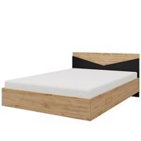 Ágy 140 Aston 9 Öröktölgy/fekete