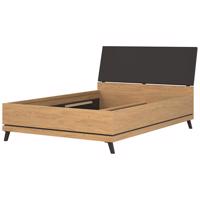 Ágy Ate At15/140 tölgy/Fekete