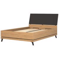 Ágy Ate At15/160 +konténerrel tölgy/Fekete