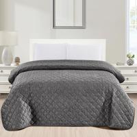 Ágytakaró Ami RQ-201 220x250 cm szürke