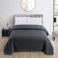 Ágytakaró Lili RQ-191 220x250 cm sötétszürke