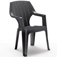 Alta műanyag szék grafit