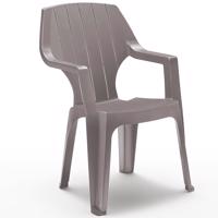 Alta taupe műanyag szék