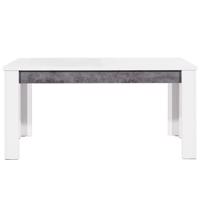 Asztal Brando B10 Fehér/Konkrét