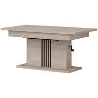 Asztal, felhúzható Mati La13 Tölgy Crem/fekete