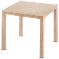 Asztal Infinitty bézs 90x90 cm