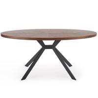 Asztal Locarno 170 Mdf/Acél – Dió/Fekete