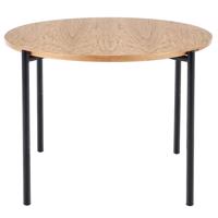 Asztal Morgan 120 Mdf/Acél – Tölgy Aranysárga/Fekete