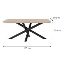 Asztal Oslo 185x90cm Tölgy Artisan