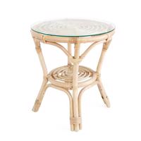 Asztal Quincy természetes rattanból