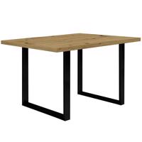 Asztal Tarazjus 140 cm łTBLT441-D78-904 artisan/czarny