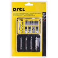 Betörött csavar kihúzó, készlet 4 db, Drel