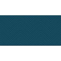 Blue Chevron Mat 30/60 Rekt.