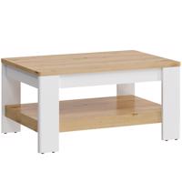 Dohányzóasztal Avila AILT01 fehér/tölgy artisan