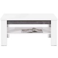 Dohányzóasztal Brando B09 Fehér/Konkrét