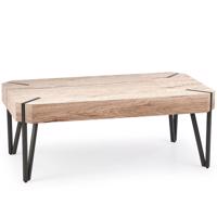 Dohányzóasztal Emily San Remo tölgy-fekete