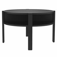 Dohányzóasztal Tobago fekete mat 042025