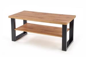 Dohányzóasztal Venom-U-Law wotan-fekete tölgyből