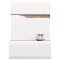 Éjjeliszekrény Lionel L Li14 tölgy S./ Fehér