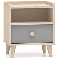 Éjjeliszekrény Mevel 10 Sivatagi homok/szürke