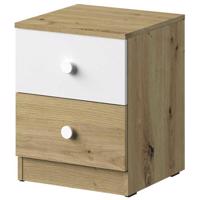 Éjjeliszekrény Nero 09 Fehér  szőnyeg