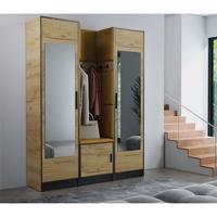 Előszobafal bútor Roj 12 craft + Kronos 01 méz