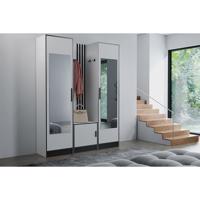 Előszobafal bútor Roj Plus 12 fehér