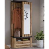 Előszobafal Larona I 14 satin nussbaum