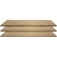 Fali polcok 3 db a szekrény Retro 200 arany tölgy