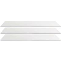 Fali polcok 3 db szekrény Top 250 fehér