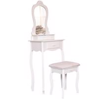 Fésülködő asztal +Taburett Sylvia 012 9512 fehér