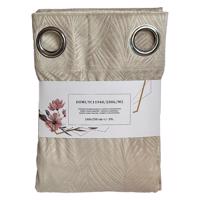 Függöny karikákkal YC11940/200G/200G/113/140x250 cm bézs
