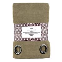 Függöny Pure karikákkal 135x250 bézs Merkury Home