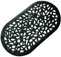 Fürdőszőnyeg 68x39cm, fekete