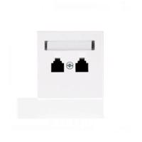 GPT-2LN  Dupla független RJ11 telefoncsatlakozó fehér