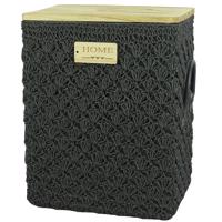 Horgolt téglalap alakú kosár xl.36,5×27,5 h4