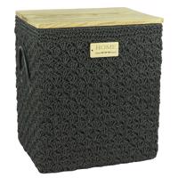 Horgolt téglalap alakú kosár xxl.43,5×34,5 h