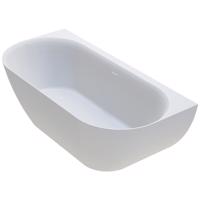 Kád Lesla 168x82 konglomerátum fehér matt