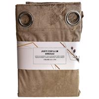 Karikás függöny Velvet Justi YX514/2 135x250 cm bézs