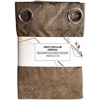 Karikás függöny Velvet Justi YX514/4 135x250 cm barna