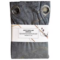 Karikás függöny Velvet Justi YX514/6 135x250 cm szürke