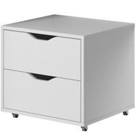 Kerekes szekrény Mati fehér