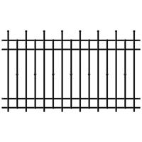 Kerítés panel Brema 117,5x200 ral9005 w6161