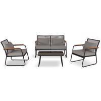 Kerti bútor szett Eurobico fekete