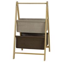 Kétszintes összecsukható állvány 44x44 h77