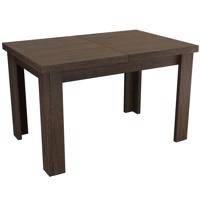 Kinyitható asztal kicsi Indianapolis 120/160x80cm sötét kőrisfa