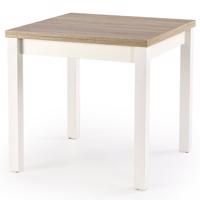 Kinyitható asztalok  Gracjan 80/160x80cm Płyta/Abs/Mdf – Tölgy Sonoma/Fehér