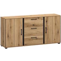 Komód 2d3s Kendal E Light + Black