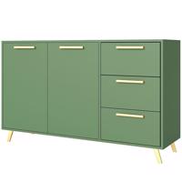 Komód Bali 2 140 üveg zöld