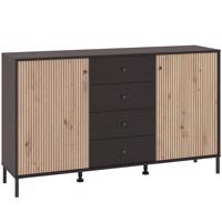 Komód Correze Fekete/Artisan 11013540